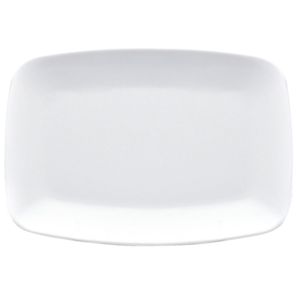 Elite Global Solutions Radius 9-1/8" x 7-1/8" White Platter
