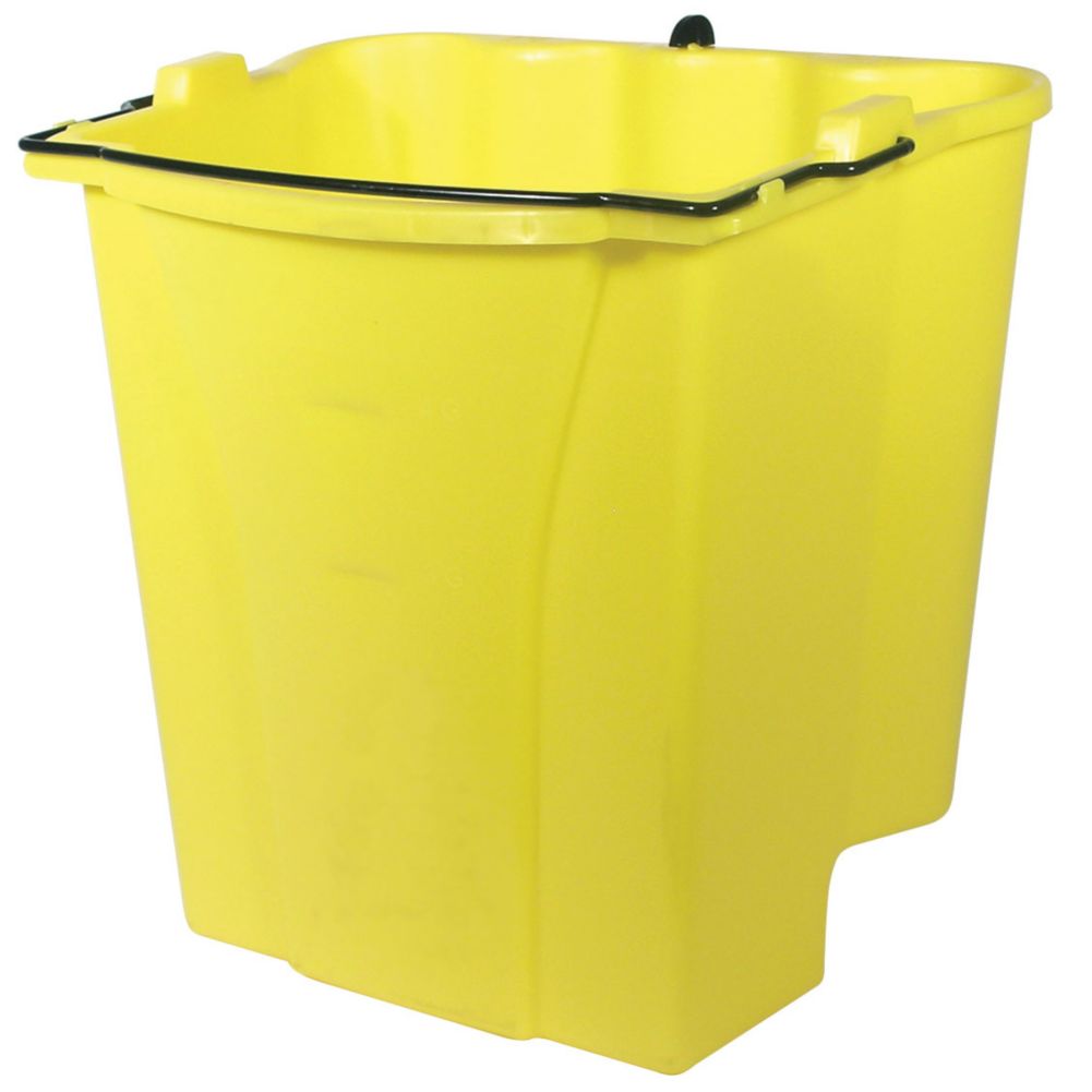 Rubbermaid Yellow Dirty Water Bucket f/ WaveBrake&reg; Mopping Combos