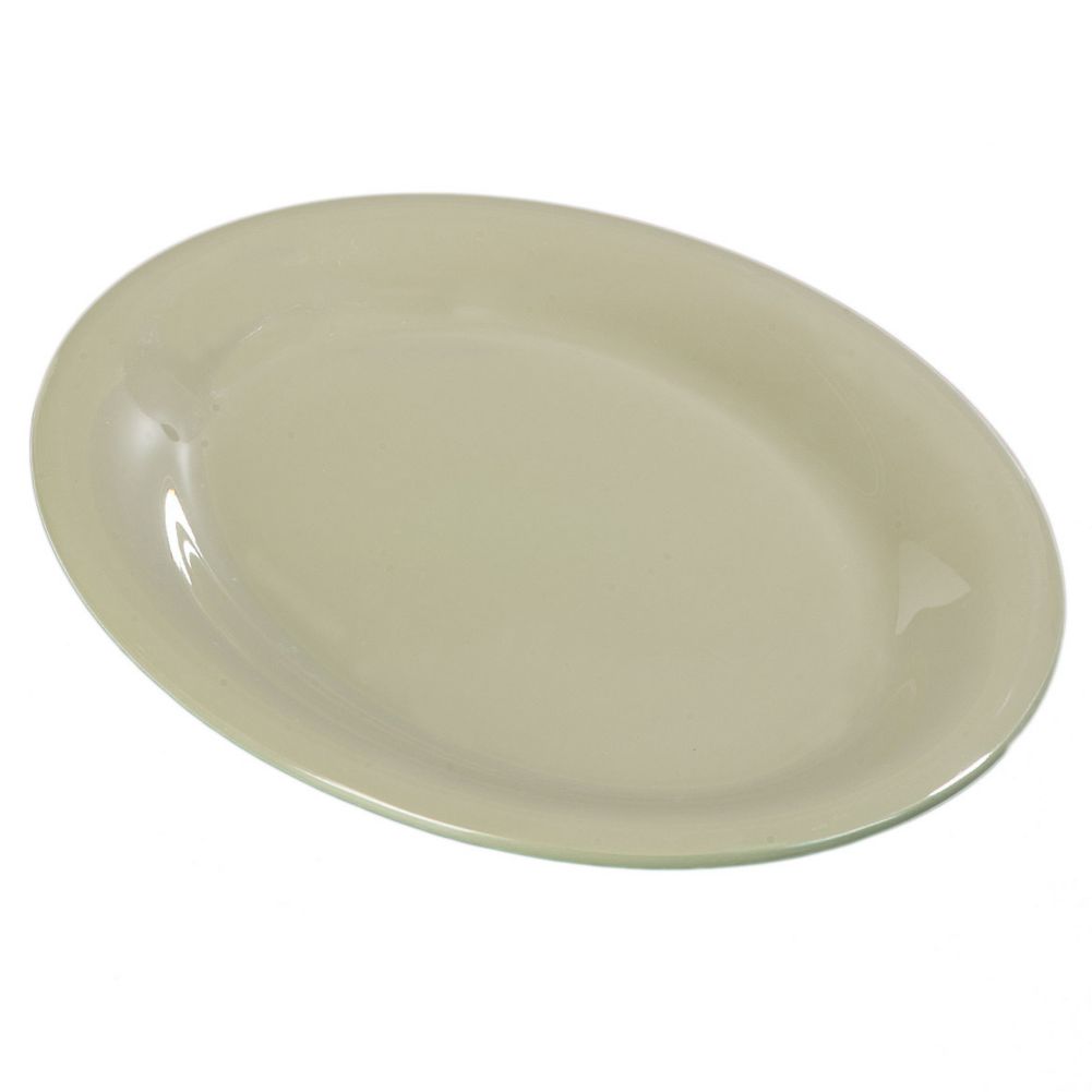 Carlisle Durus&reg; 9-1/2" x 7-1/4" Firenze Green Platter