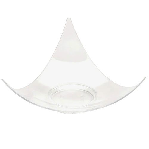 EMI Yoshi&reg; Small Wonders Aster White Plastic Triangle Dish