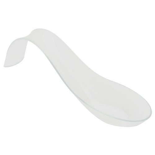 EMI Yoshi&reg; Small Wonders White Plastic 5" Crescent Spoon