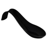 EMI Yoshi&reg; Small Wonders Black Plastic 5" Crescent Spoon