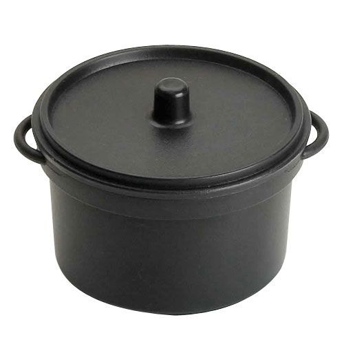 EMI Yoshi&reg; Black 2.7 Oz Micro Cooking Pot