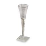 EMI Yoshi&reg; Squares Clear Plastic 5 Oz Champagne Glass
