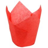 CUP,BAKING,TULIP,RED,LRG,2.25"X2.75"X4"