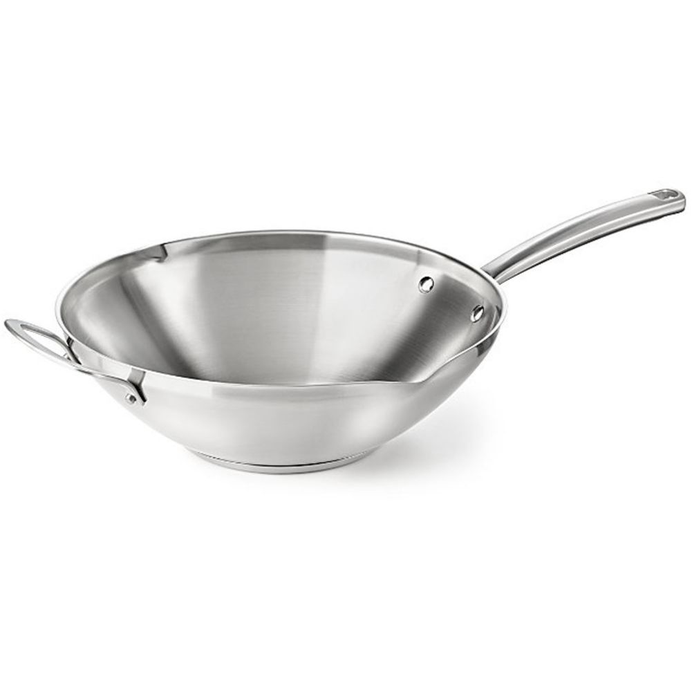 Calphalon&reg; Simply Stainless II 12" Stir Fry Pan / Wok
