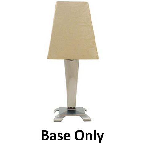 Candle Corp. Eiffel Brushed Silver Traditional Lamp Base