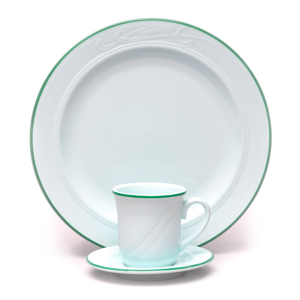 Homer Laughlin China Lyrica&reg; Lydia Green 9" Plate