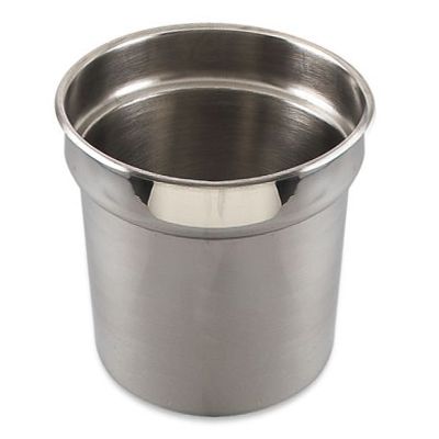 Browne Foodservice S/S 4 Qt Vegetable Inset For 6-1/2" Opening
