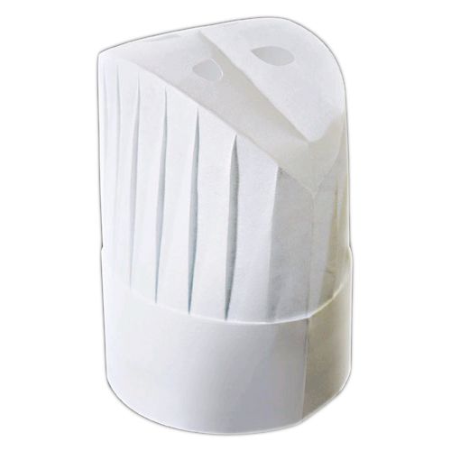 Cellucap&reg; Non-Woven Euro Contour Style 9" Pleated Chef Hat