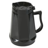 Dinex&reg; Onyx Insulated 1 Liter Beverage Server w/ Lid / Straw Slot