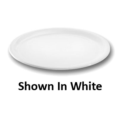 Hall&reg; China Black 11&frac14;" Pizza Plate