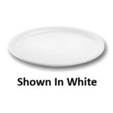 Hall&reg; China Black 11&frac14;" Pizza Plate