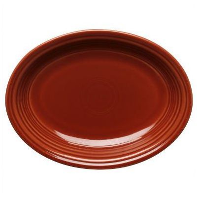 Homer Laughlin China Fiesta&reg; Paprika 11-5/8" Oval Platter