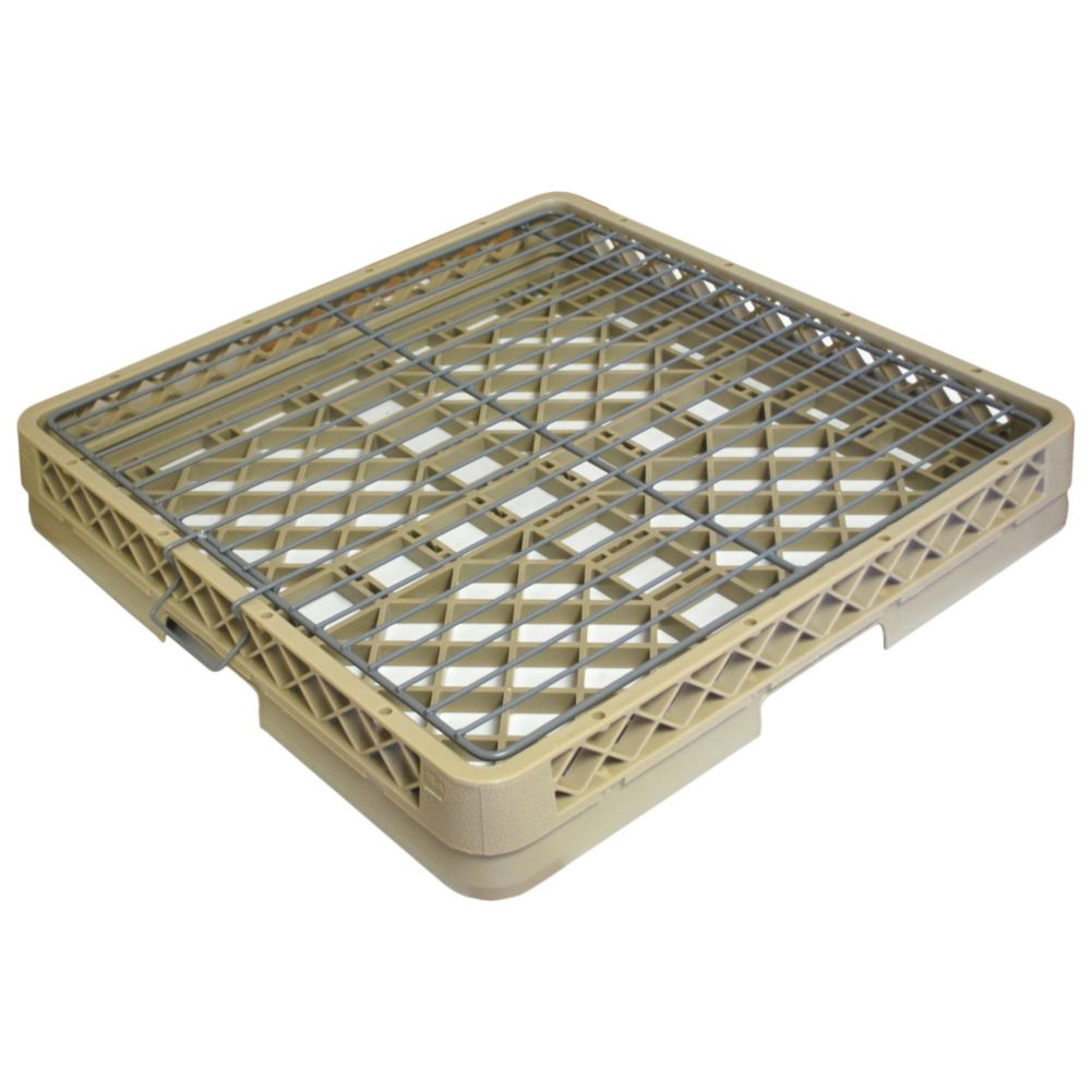 Vollrath 19-3/4" x 19-3/4" Beige Open Rack W/ Hold Down Grid