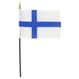 Riverside Mfg. Rayon 4 x 6" Finland Flag
