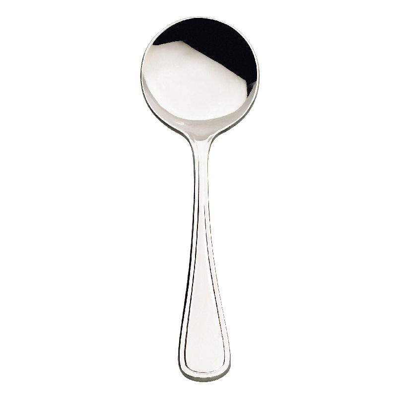 Browne Foodservice Concerto S/S 7" Round Soup Spoon