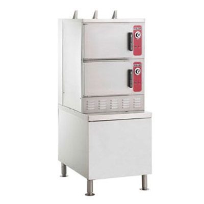 Vulcan Hart Two Compartment Gas Convection Steamer w/ Scale Blocker