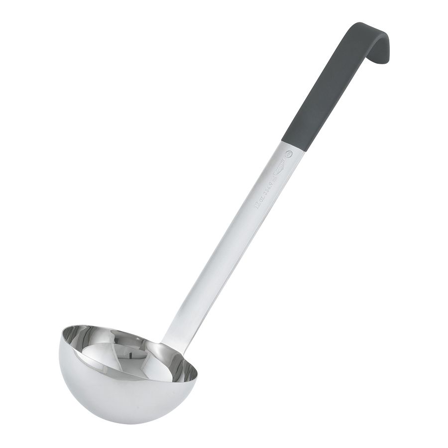 Vollrath&reg; 1.5 Oz. Ladle with Black Kool-Touch&reg; Handle