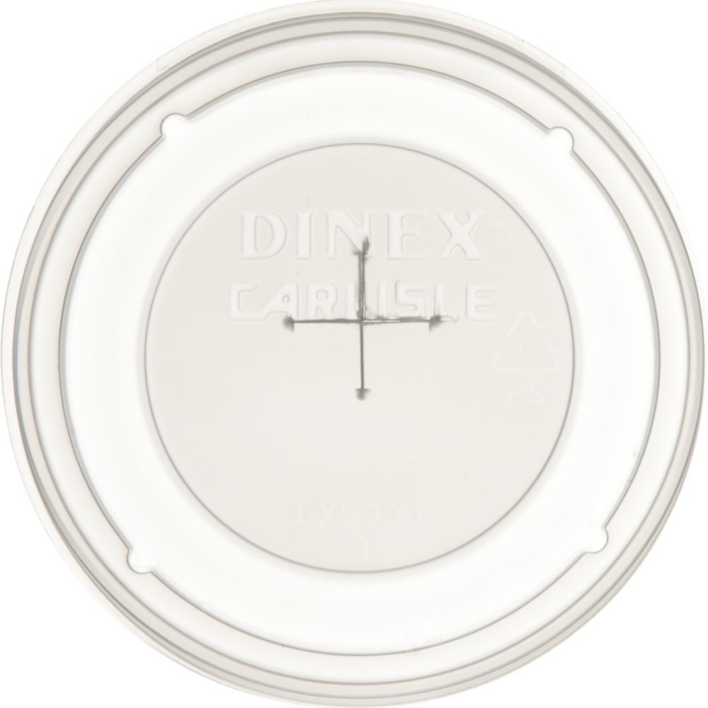Dinex&reg; Disposable Lid w/ Straw Slot for Fenwick 9 / 12 Oz Tumbler
