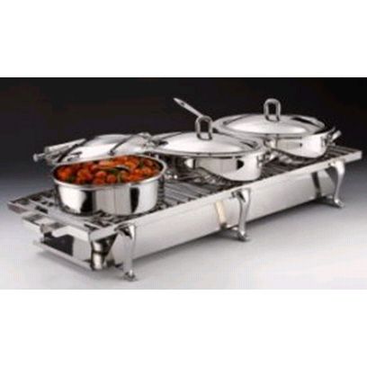 DW Haber & Sons Millennium S/S 40 x 14" Heater Stand w/ Grill