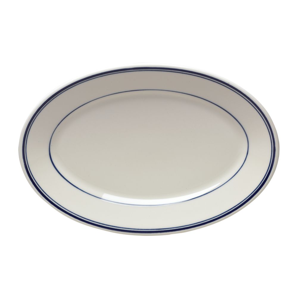 Homer Laughlin China Cobalt Band RE 6-1/8" Oval Platter