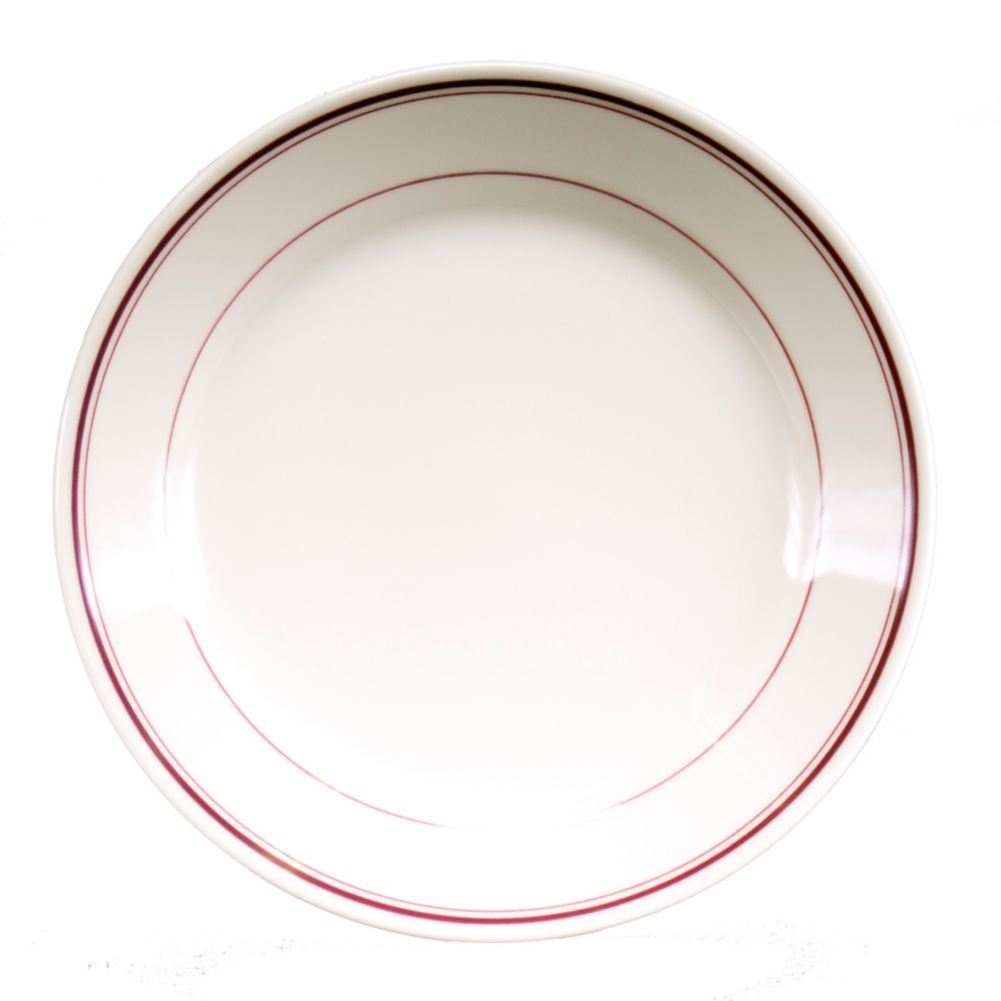 Homer Laughlin Maroon Band RE 8&frac14;" Oval Platter