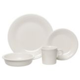 Homer Laughlin China Fiesta&reg; White 4-Piece Place Setting