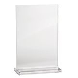 Tablecraft Two Sided Acrylic Menu Holder
