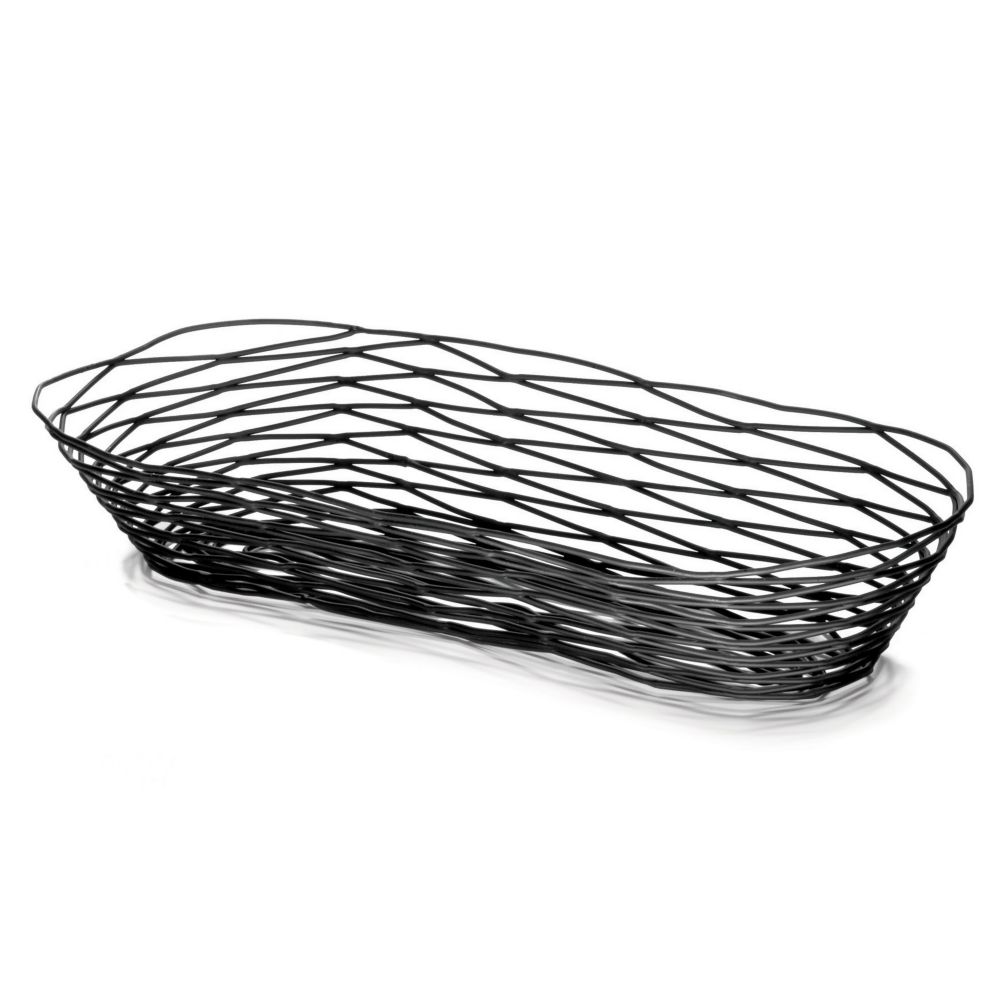 Tablecraft Artisan Collection&trade; Black 15" Oblong Basket