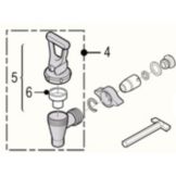 Wilbur Curtis&reg; Complete TC/TT Faucet Kit with Adapter