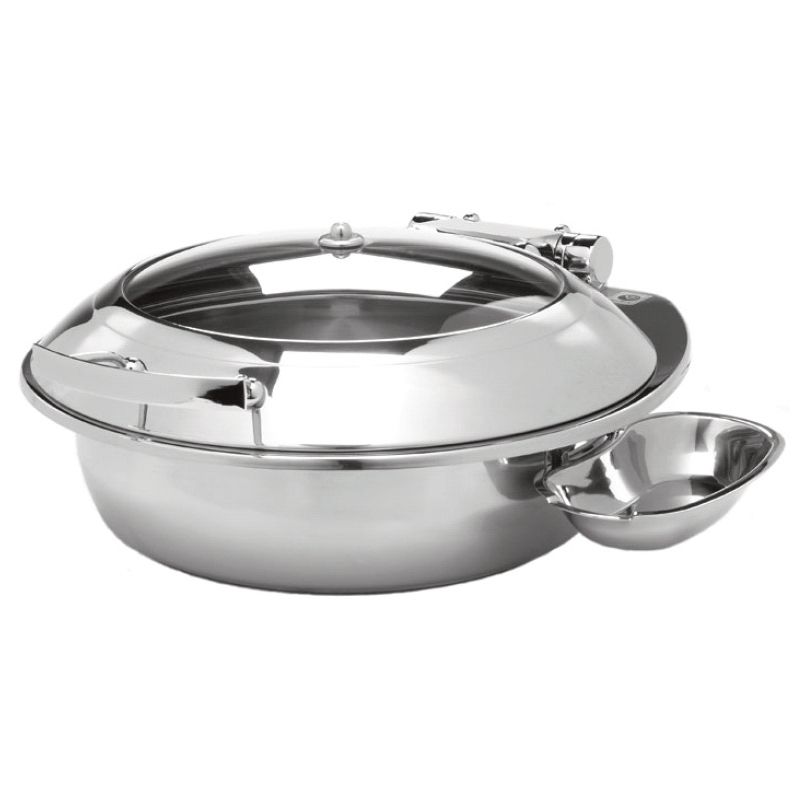 Cook Tek Round 4.5 Liter Chafer f/ Induction Range w/ Lid