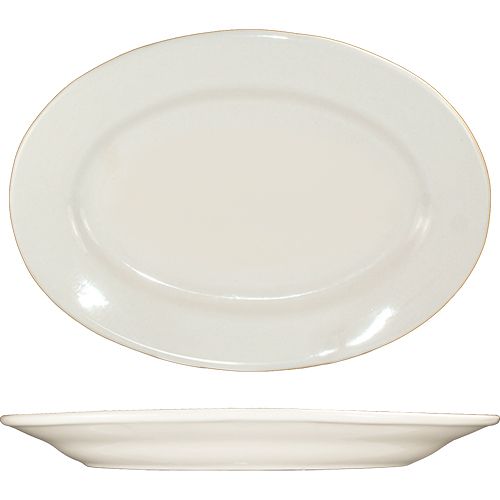 International Tableware Roma&trade; White 15.5 x 10.5" Platter
