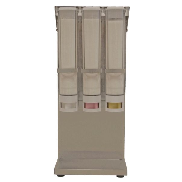 Prince Castle Wall-Mount Triple Portion Control Sweetener Dispenser