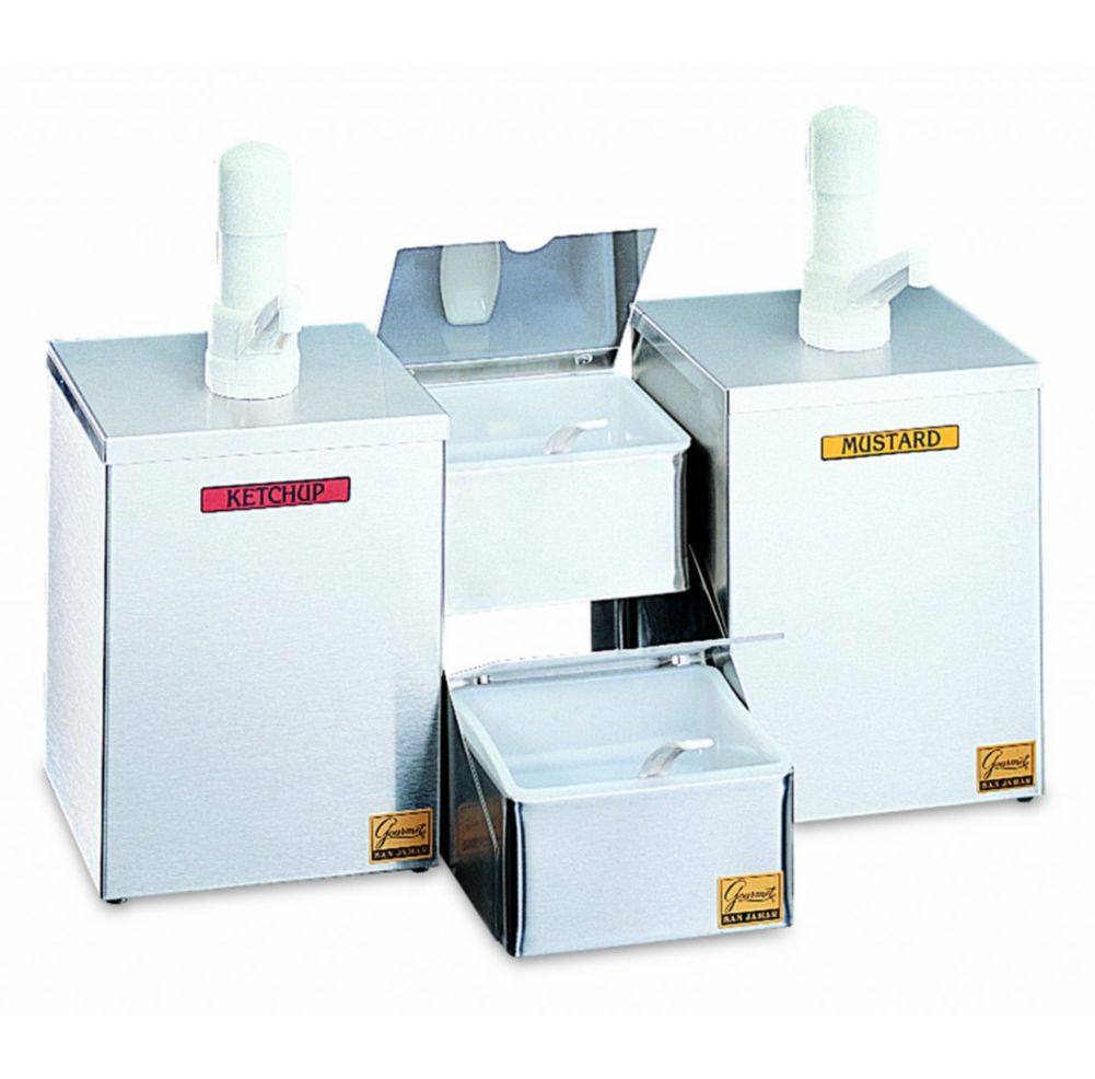 San Jamar&reg; Condiment Dispenser with Pump