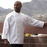Uncommon Thread White Poly Cotton Twill 4-XLarge Chef Santorini Coat