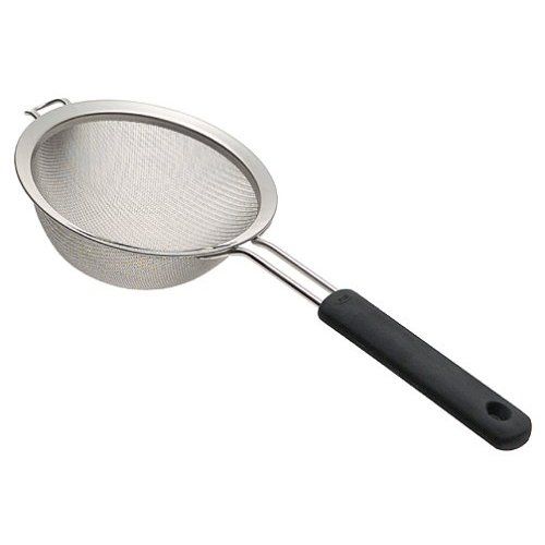 OXO Double-Rod Black Handle 6" Strainer
