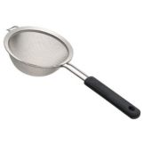 OXO Double-Rod Black Handle 6" Strainer