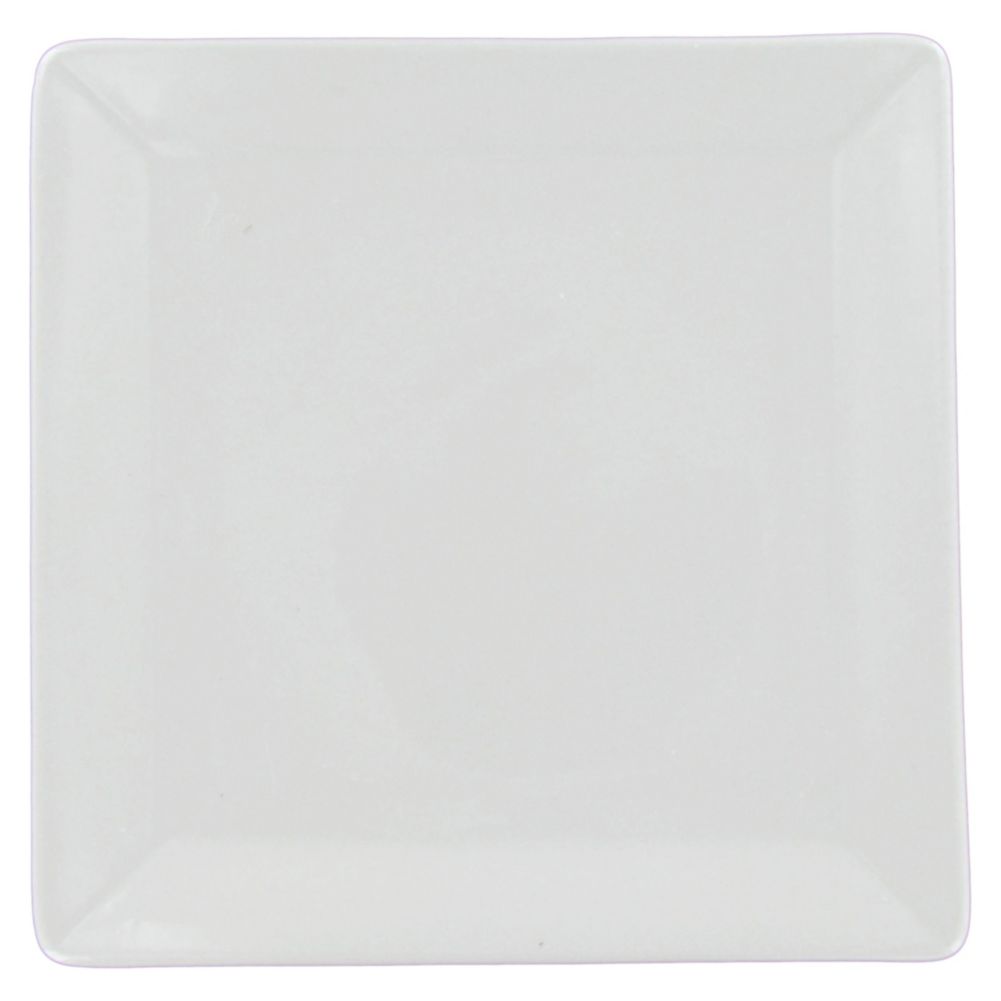 Niagara Ceramics White 8" Square Plate