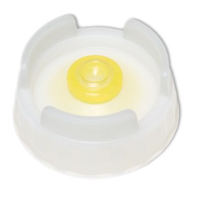 Fundamental Designs Yellow Medium Valve Dispenser Cap