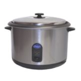 Globe Food Equipment S/S Chefmate Countertop 25-Cup Rice Cooker