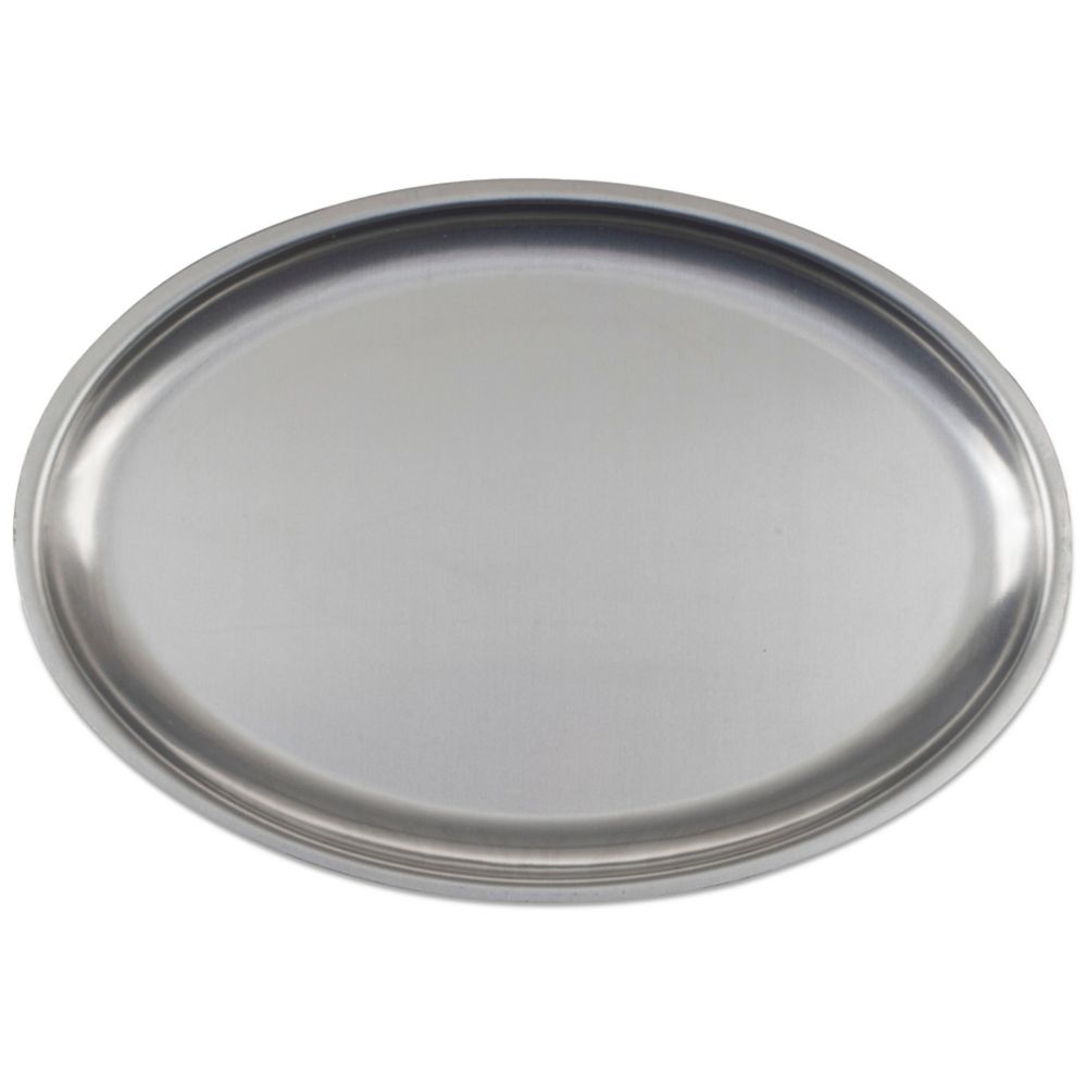 JB Prince Stainless Steel Oval Sizzle Platter