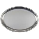 JB Prince Stainless Steel Oval Sizzle Platter