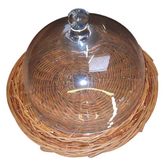 Ten Strawberry Street Clear Glass 9-1/4 x 11-3/4" Large Dome