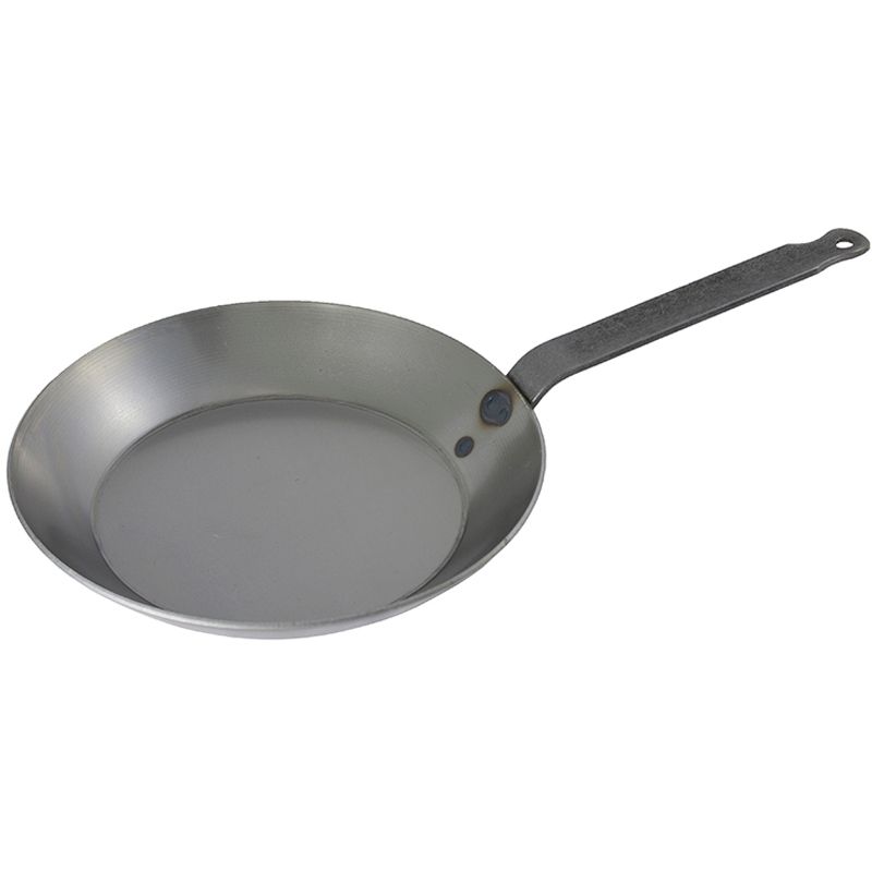 Matfer Bourgeat Black Steel 8-5/8" Frying Pan with Iron Handle
