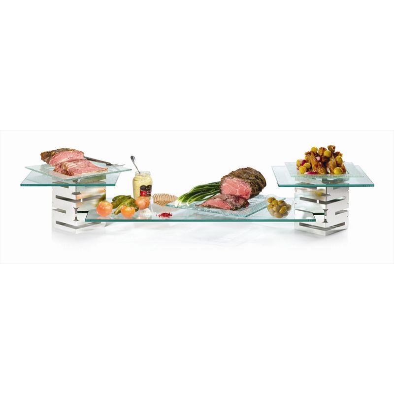 Rosseto&reg; 6"x12" Stainless Steel Multi-Level Riser