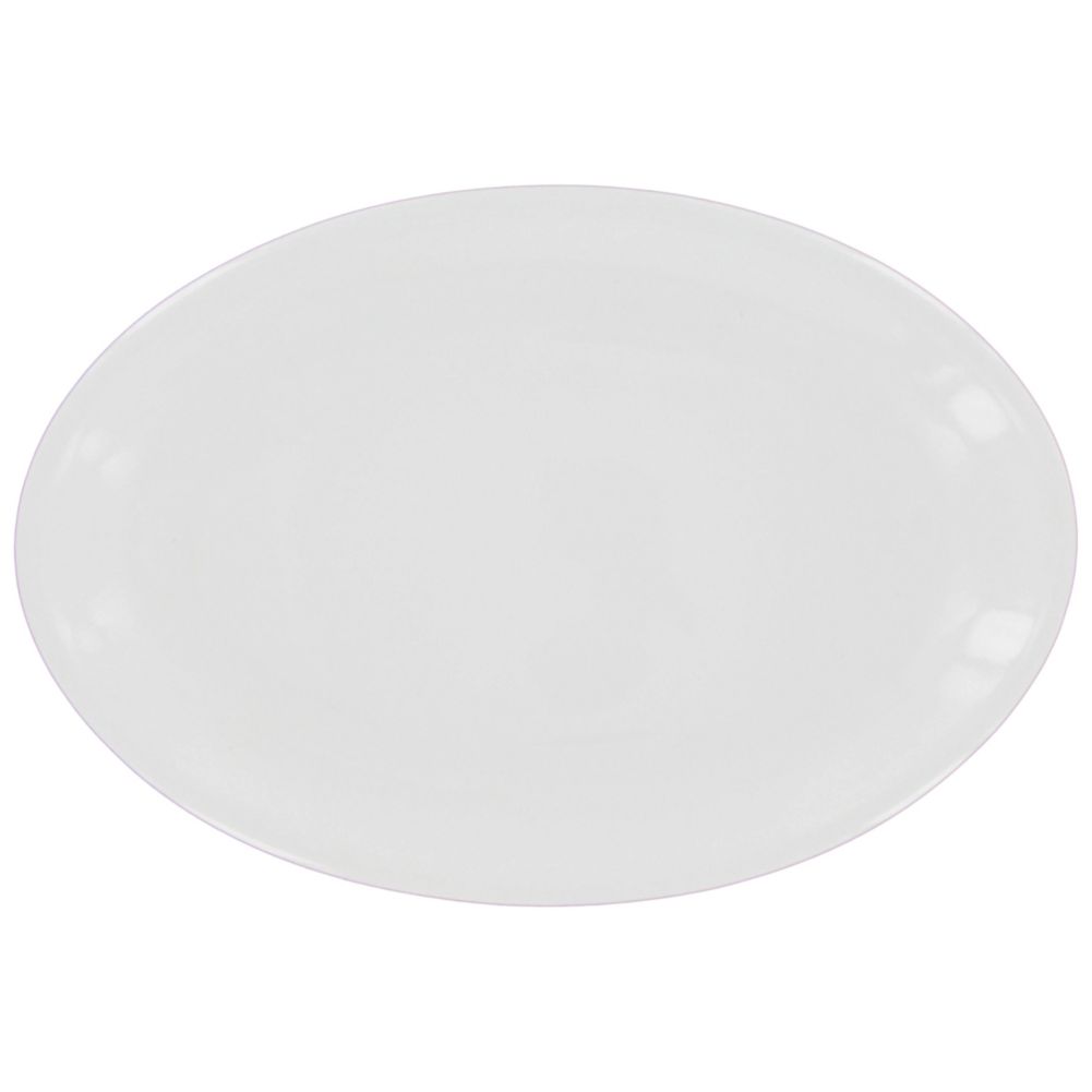 Blackwood Industries White 13&frac14;" Oval Platter