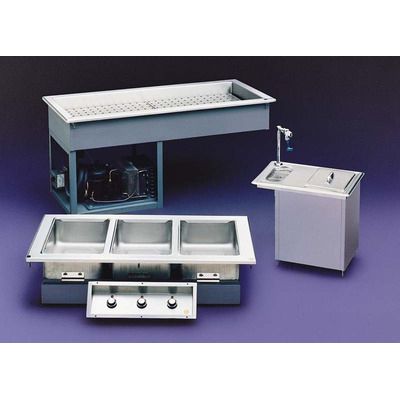 Randell Mfg. Drop In Electric Common Waterbath 4-Pan Hot Foodwell