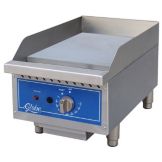 Globe Food Equip. Countertop S/S Thermostatic 15" Gas Griddle
