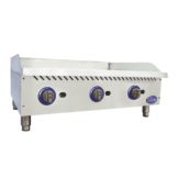 Globe Food Equip. Countertop S/S Thermostatic 36" Gas Griddle